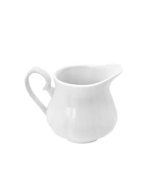 KAIA HOME Dzbanek na mleko 200 ml klasyczny biały / ceramika