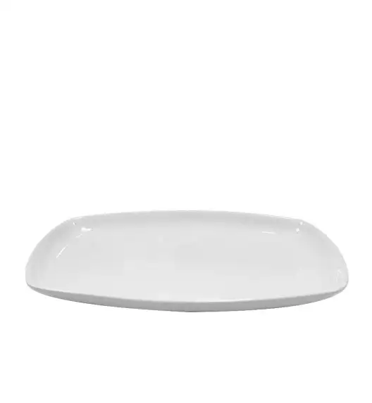 KAIA HOME BASIC Półmis prostokątny 29,5x19,5 cm biały / ceramika