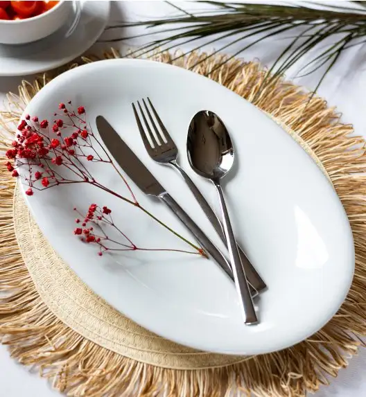 LUBIANA CORONA 3258 Półmis owalny 28 cm | biała porcelana 