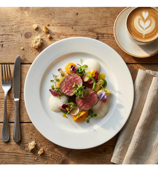 LUBIANA CORONA 0613 Talerz obiadowy 26 cm x 60 sztuk | biała porcelana 