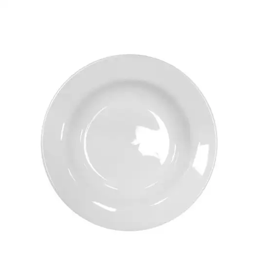 KAIA HOME BASIC Talerz głęboki 22 cm / biała ceramika