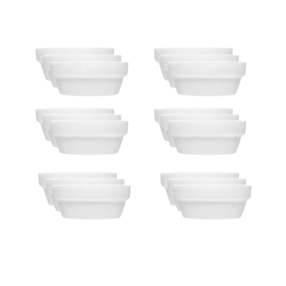LUBIANA CORONA 0478 Miska/salaterka 14 cm x 60 sztuk | biała porcelana