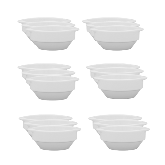 LUBIANA CORONA 0612 Bulionówka 300 ml bez spodka x 18 sztuk | biała porcelana 