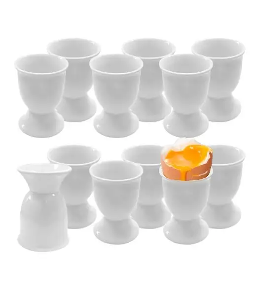 KAIA HOME BASIC Kieliszek na jajko 5x7 cm 12 sztuk / ceramika
