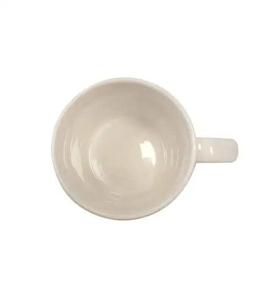 KAIA HOME AURA Kubek duży jumbo 600 ml 6 sztuk / ceramika ecru