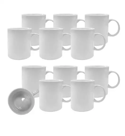 KAIA HOME BASIC Kubek prosty 300 ml 12 sztuk / ceramika