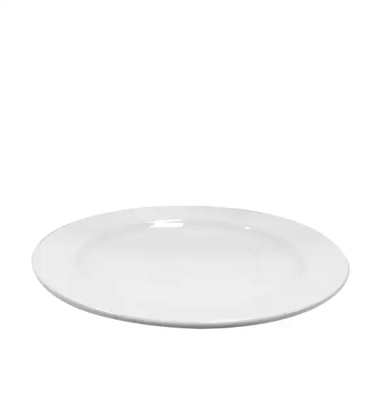 KAIA HOME BASIC Talerz obiadowy 28 cm / 18 sztuk biała ceramika