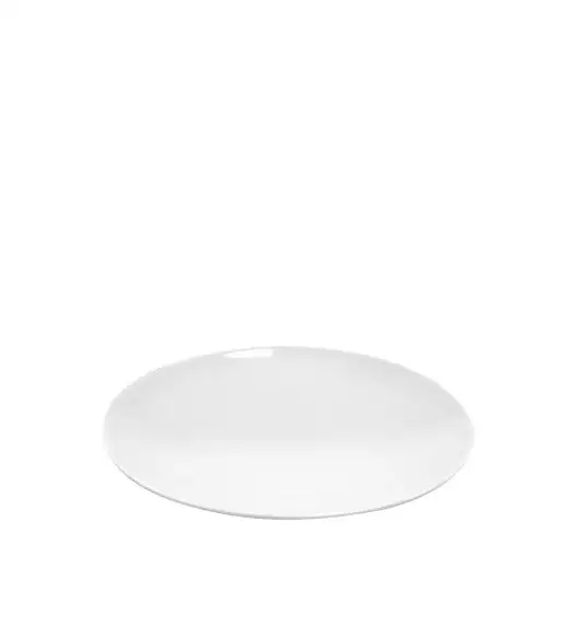 KAIA HOME BASIC Talerz deserowy 19 cm / 18 sztuk biała ceramika