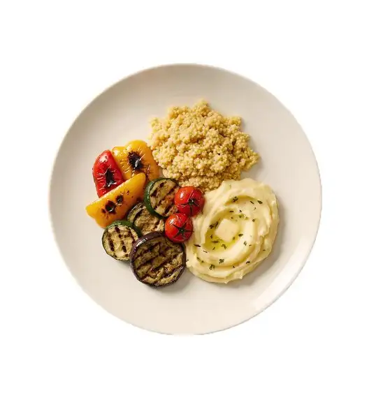 KAIA HOME AURA Talerz obiadowy 26,5 cm / 6 sztuk ceramika ecru