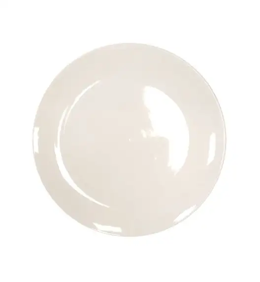 KAIA HOME AURA Talerz obiadowy 26,5 cm / 18 sztuk ceramika ecru