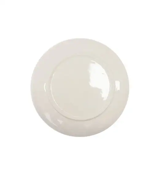 KAIA HOME AURA Talerz deserowy 19,5 cm / 12 sztuk ceramika ecru