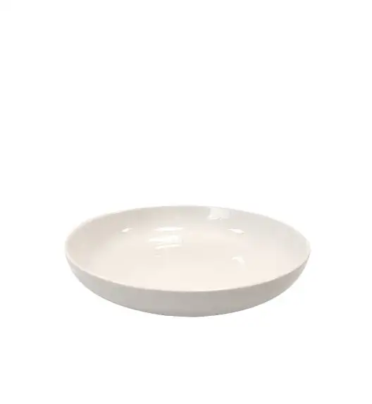 KAIA HOME AURA Talerz głęboki 21,5 cm / 12 sztuk ceramika ecru