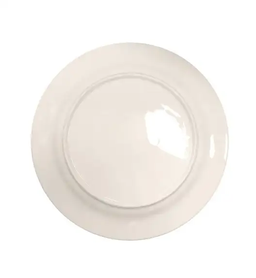 KAIA HOME AURA II Talerz obiadowy 26,5 cm / 18 sztuk ceramika ecru