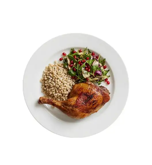 KAIA HOME BASIC Serwis obiadowy 18 el 6 os / biała ceramika