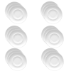LUBIANA CORONA 0671 60x Spodek 14,5 cm pod filiżankę/bulionówkę | biała porcelana
