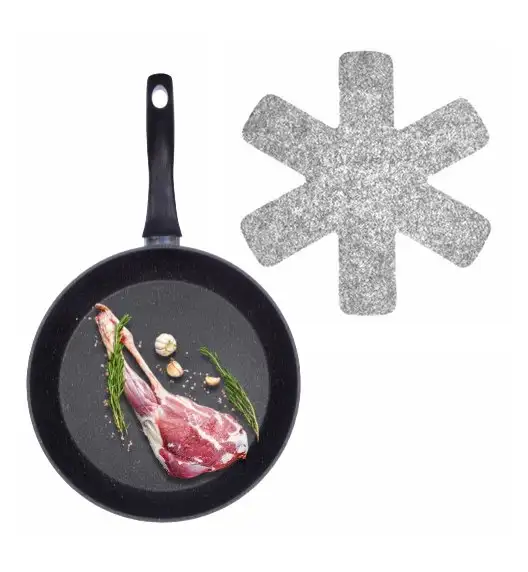 MG HOME Basico Patelnia 28 cm nieprzywierająca non-stick + filcowa przekładka
