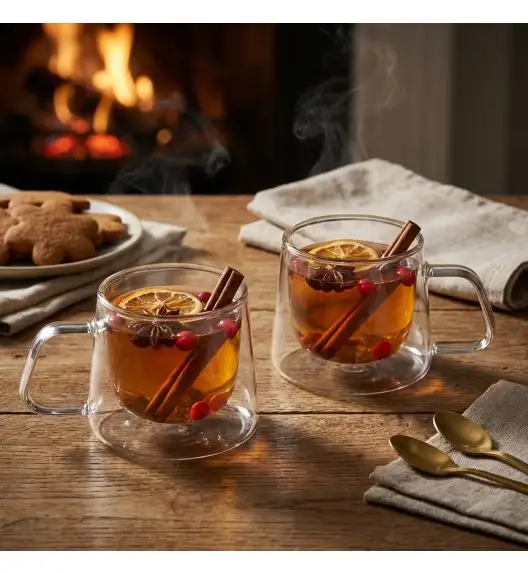 MG HOME RENZA ZESTAW FILIŻANEK Z UCHEM 2X200ML