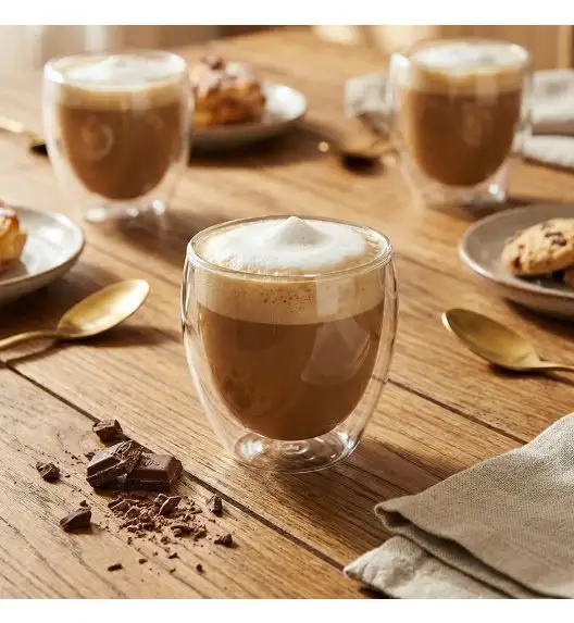 MG HOME RENZA Szklanka termiczna 250 ml / borokrzemowa