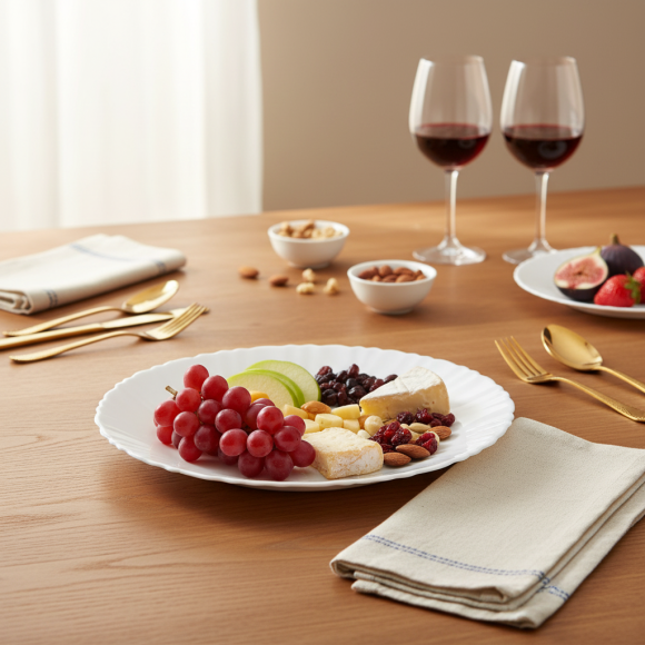 LUMINARC FESTON Półmisek okrągły 30 cm / szkło hartowane