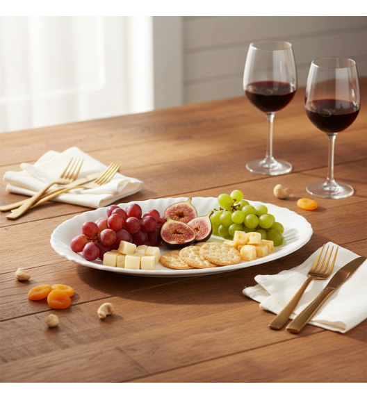 LUMINARC FESTON Półmisek owalny 33x25 cm / szkło hartowane