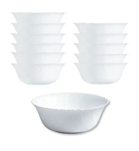 LUMINARC FESTON 12 szt. - Salaterka 25 cm / szkło hartowane