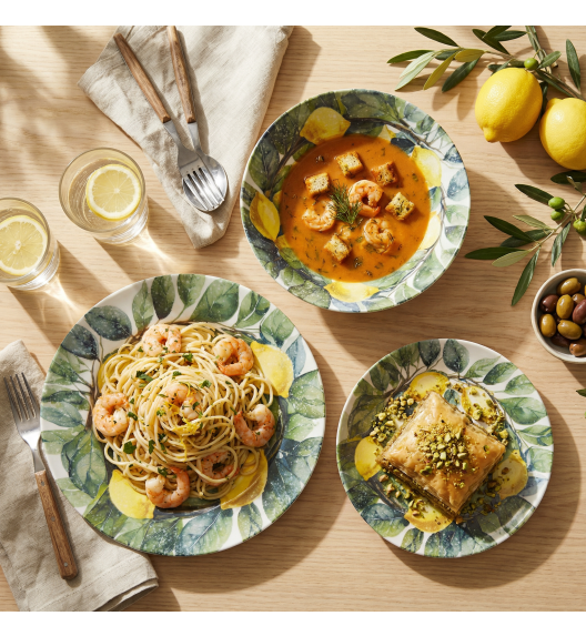 LUBIANA BOSS KERAJET | 469 KJ | Serwis obiadowy 12/36 elementów | 9143 CYTRYNY