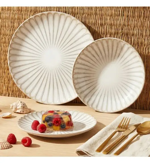 LUBIANA BOSS KERAJET | 708 KJ | Serwis obiadowy 12/36 elementów | 9228 ROZETA