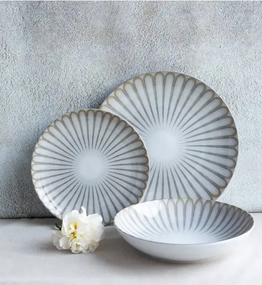 LUBIANA BOSS KERAJET | 708 KJ | Serwis obiadowy 18/54 elementów | 9228 ROZETA