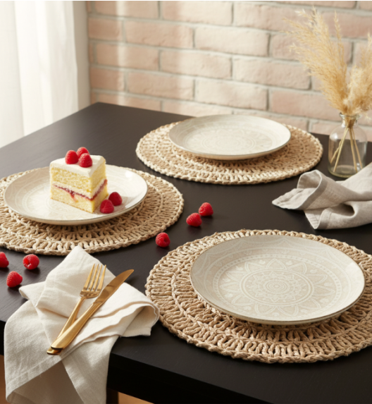 LUBIANA BOSS KERAJET | 207 KJ | Serwis obiadowy 24/72 elementów | 9230 MANDALA