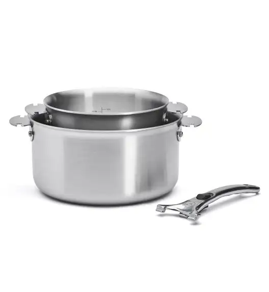 de Buyer Alchimy Loqy Zestaw 2 garnków z rączką stalową