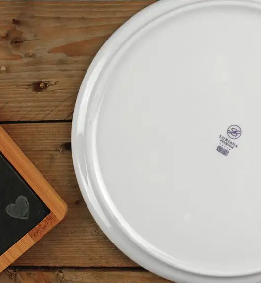 LUBIANA ANKARA | Talerz głęboki 20 cm x 12 sztuk | biała porcelana luz 