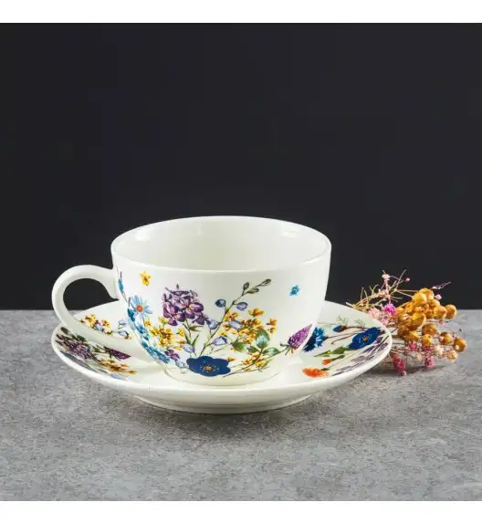 WYPRZEDAŻ! AMBITION FIORI Serwis kawowy 6 elementów dla 3 osób