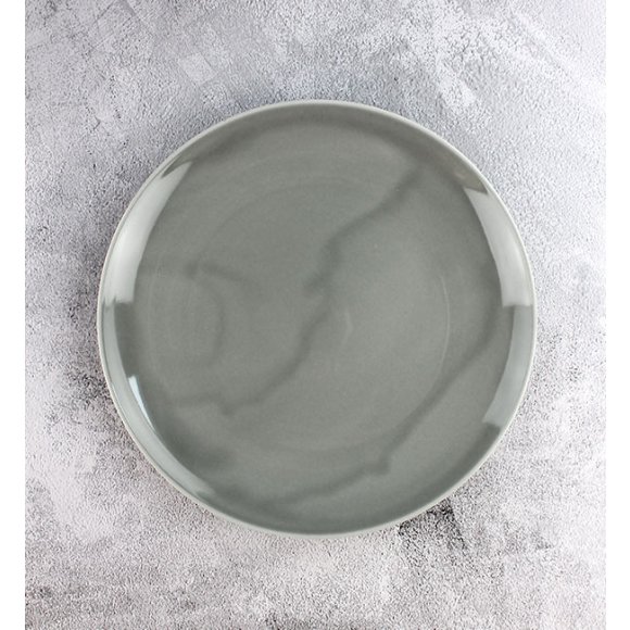 WYPRZEDAŻ! LUBIANA BOSS K1 Zestaw 3 talerzy obiadowych 27 cm / szary