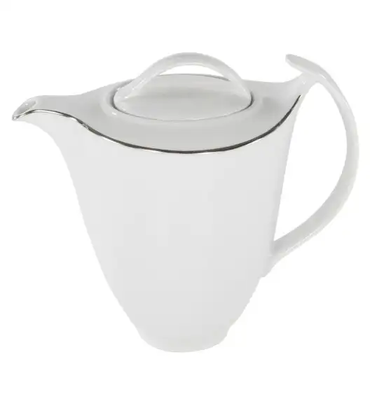 WYPRZEDAŻ! CHODZIEŻ AKCENT 9718 PLATYNOWA LINIA Imbryk z pokrywką / porcelana