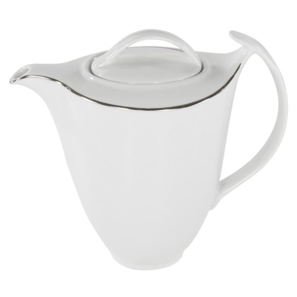 WYPRZEDAŻ! CHODZIEŻ AKCENT 9718 PLATYNOWA LINIA Imbryk z pokrywką / porcelana