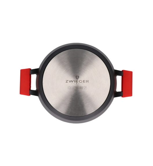 WYPRZEDAŻ! ZWIEGER OBSIDIAN Garnki bez pokrywki 2 l/ 20 cm + 3l/ 24 cm GREBLON C3+