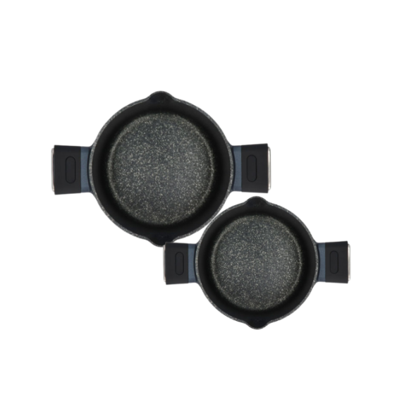 WYPRZEDAŻ! ZWIEGER VESNA Komplet garnków 20+ 28 cm BEZ POKRYWEK / GREBLON C3 non-stick / indukcja 