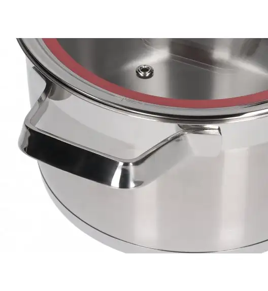 WYPRZEDAŻ! ZWIEGER KLASSIKER Komplet garnków z pokrywkami 9 el / stal nierdzewna SS 304 / BRAK POKRYWEK 18 i 20 CM W KOMPLECIE