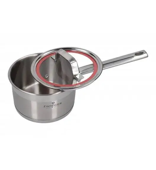 WYPRZEDAŻ! ZWIEGER KLASSIKER Komplet garnków z pokrywkami 9 el / stal nierdzewna SS 304 / BRAK POKRYWEK 18 i 20 CM W KOMPLECIE