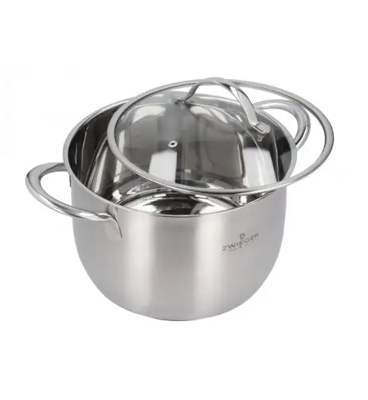 WYPRZEDAŻ! ZWIEGER PRACTI PLUS Komplet 3 garnków | stal nierdzewna | zmywarka | indukcja - BRAK POKRYWKI 20 CM W KOMPLECIE!