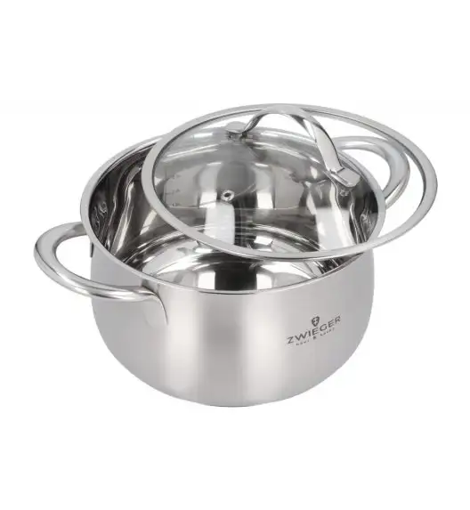 WYPRZEDAŻ! ZWIEGER PRACTI PLUS Komplet 3 garnków | stal nierdzewna | zmywarka | indukcja - BRAK POKRYWKI 20 CM W KOMPLECIE!