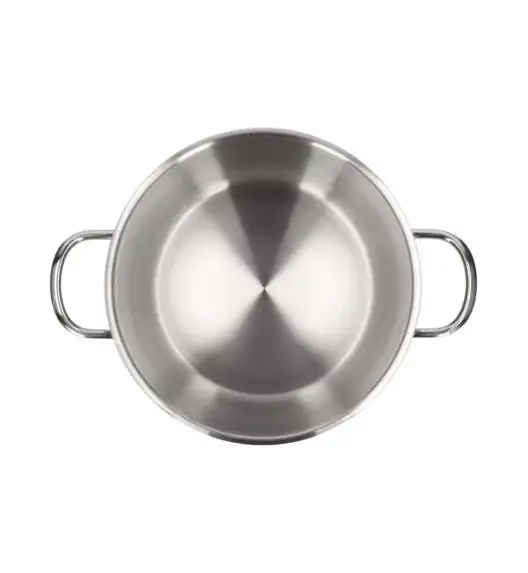 WYPRZEDAŻ! ZWIEGER ROCCA Komplet 6 el garnków 1,8l/ 2,5l, 5,6 l  z pokrywkami 16/18/24 cm / stal nierdzewna AISI 304  - PRIDUKT WYPRZEDAŻOWY! (z oryginalnego kpl 8el)