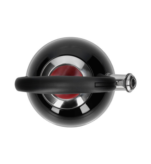 ZWIEGER VERON Czajnik 2,5 l / czarny / z gwizdkiem / gaz i indukcja