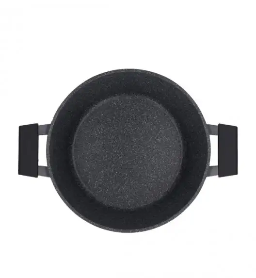 WYPRZEDAŻ! ZWIEGER BLACK STONE Garnek 24 cm BEZ POKRYWKI! / GREBLON C3 GRANITE non-stick