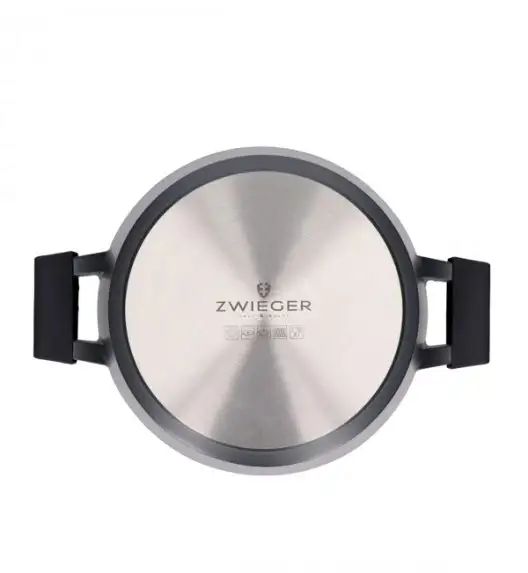 WYPRZEDAŻ! ZWIEGER BLACK STONE Garnek 24 cm BEZ POKRYWKI! / GREBLON C3 GRANITE non-stick