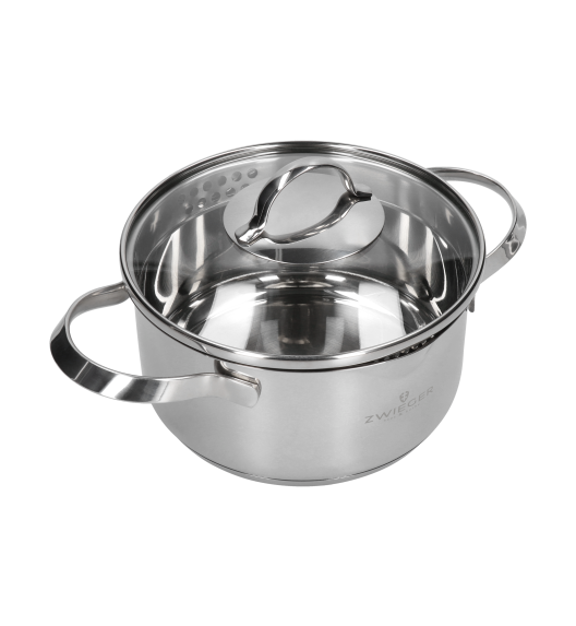 ZWIEGER VERON Garnek 2,1 l z pokrywką 18 cm / stal nierdzewna