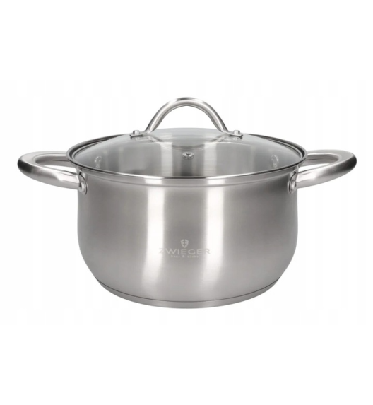 WYPRZEDAŻ! ZWIEGER VIRTU Garnek 1,8 l z pokrywką 16 cm / stal nierdzewna / indukcja