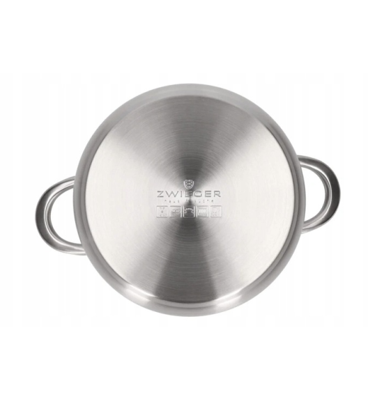 WYPRZEDAŻ! ZWIEGER VIRTU Garnek 1,8 l z pokrywką 16 cm / stal nierdzewna / indukcja