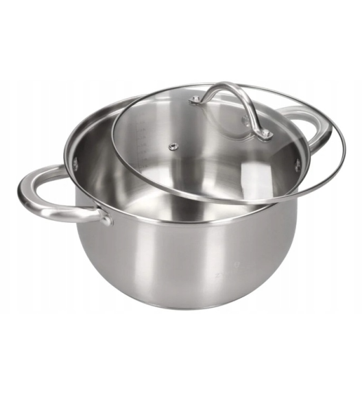 WYPRZEDAŻ! ZWIEGER VIRTU Garnek 1,8 l z pokrywką 16 cm / stal nierdzewna / indukcja
