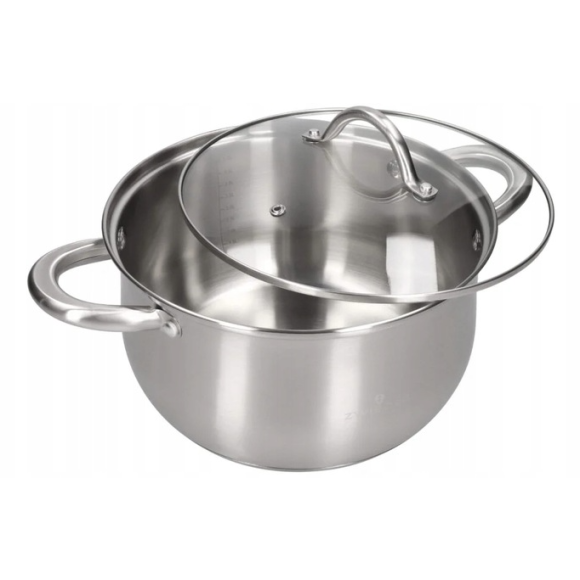 WYPRZEDAŻ! ZWIEGER VIRTU Garnek 1,8 l z pokrywką 16 cm / stal nierdzewna / indukcja